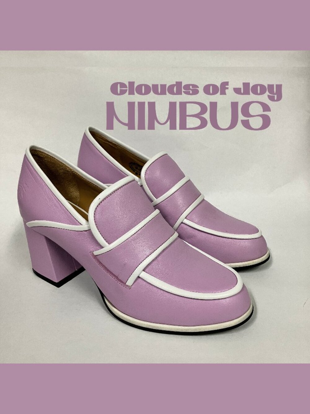 *BARELY USED* Fluevog Clouds of Joy NIMBUS, Lavender, Size 9.5 (best for 8.5)!